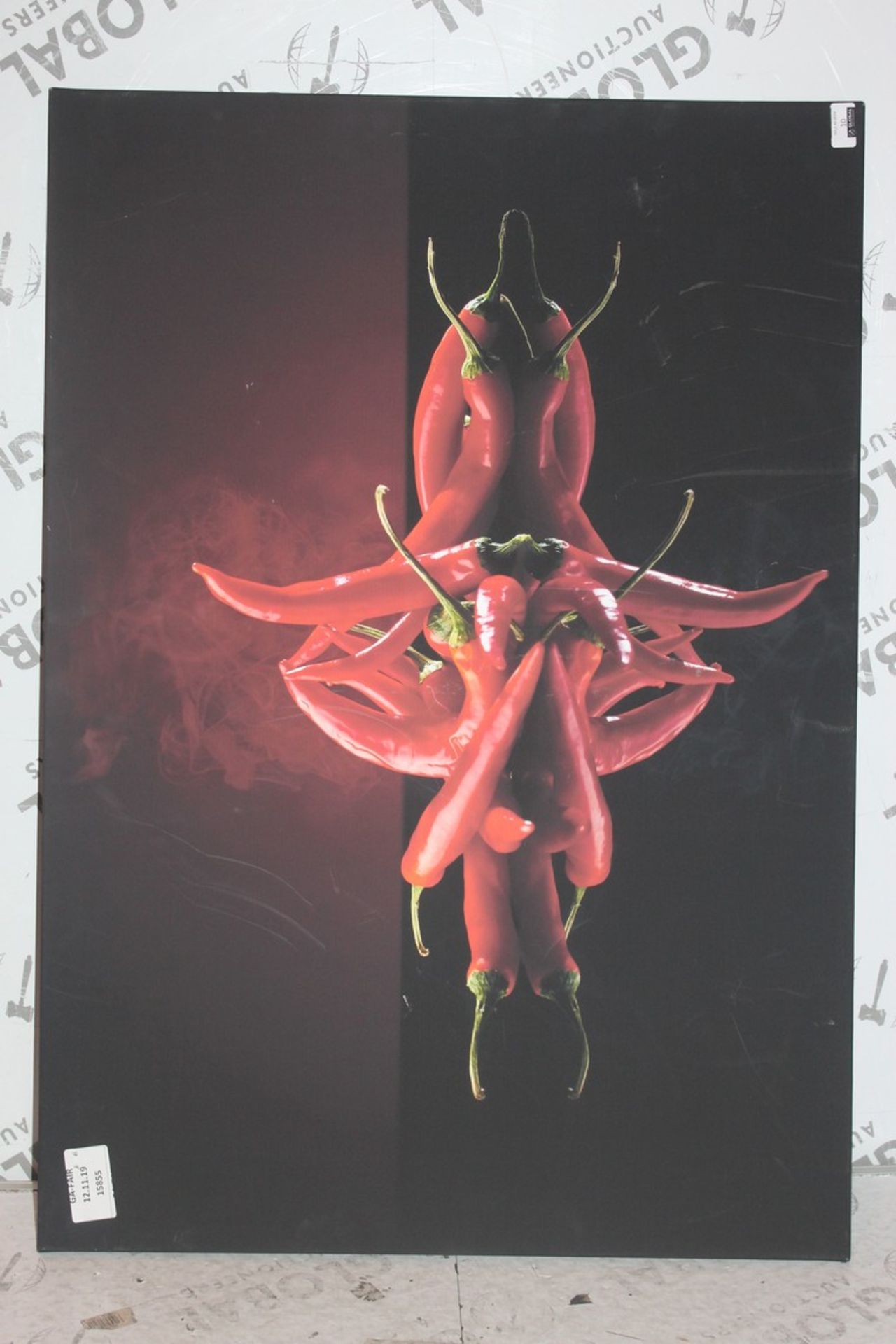 Red Hot Chilli Peppers, Wall Art Canvas, RRP £50.00 (15855) (Public Viewing and Appraisals