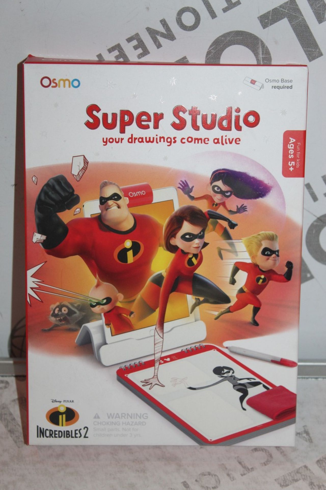 Lot to Contain 5 Brand New The Incredibles Osmo Super Studio Bring Your Drawings To Life How to Draw