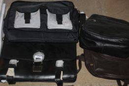 Lot to Contain 4 Assorted Changing Bags, Briefcases and Leather Backpacks Combined RRP £110 (