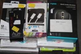 Lot to Contain 11 Assorted Items, To Include, Rapoo Multi Mode Wireless Mice, Wireless Media Data
