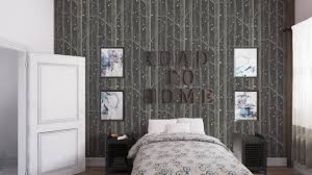 Brand New and Sealed Roll of Cole and Son Woods and Stars Wallpaper in Grey RRP £85 (4618473) (