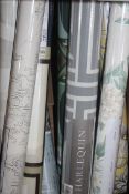 Assorted Rolls of Designer Wallpaper in a Box By Sanderson Home, Zopphany, PT Wall Coverings and