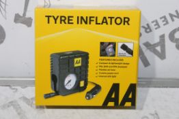 Boxed AA Light Weight and Compact Travel Tyre Inflators RRP £20 Each