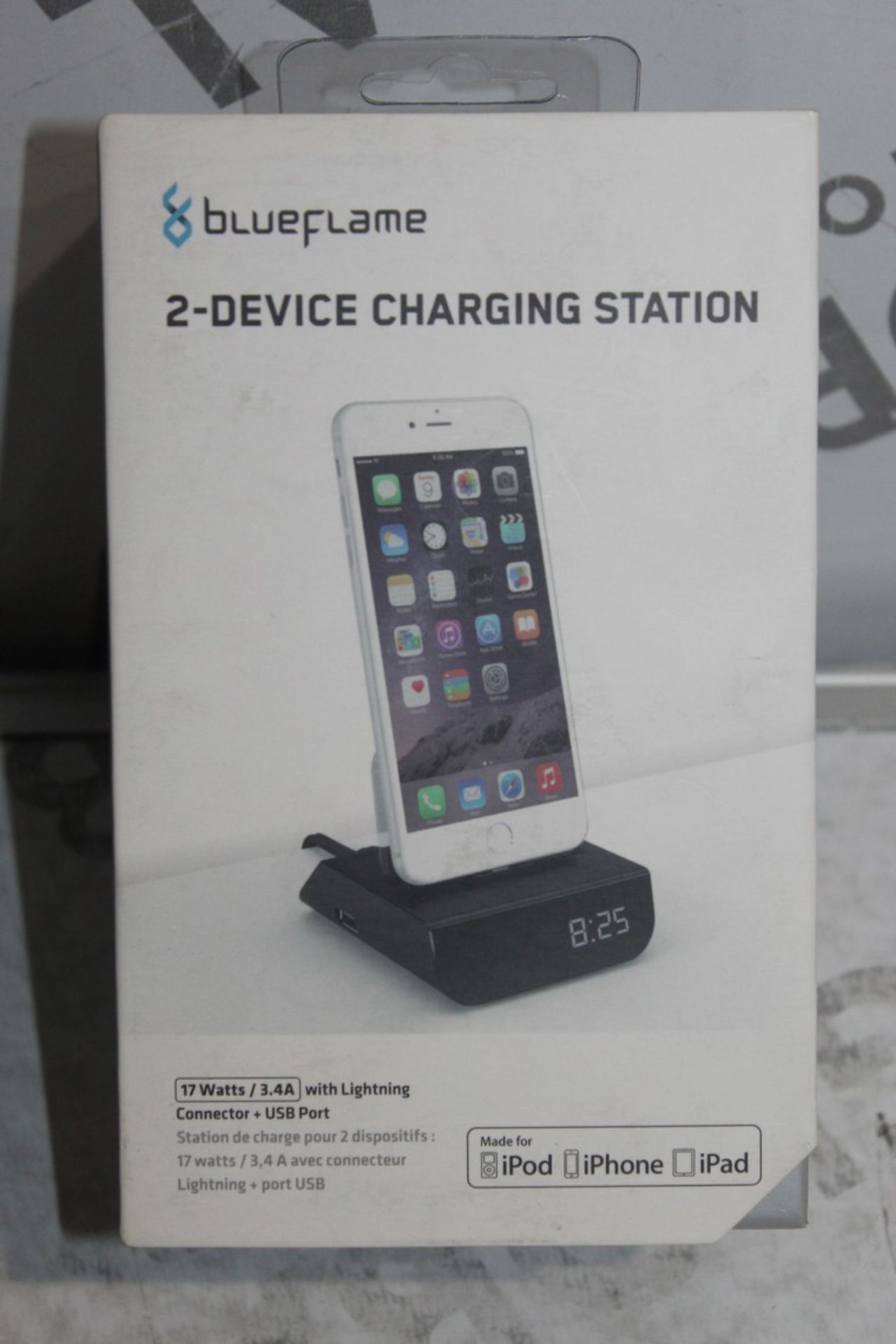 Boxed Brand-New Blue Flare Rubberized Charging Stations, RRP£30.00 Each