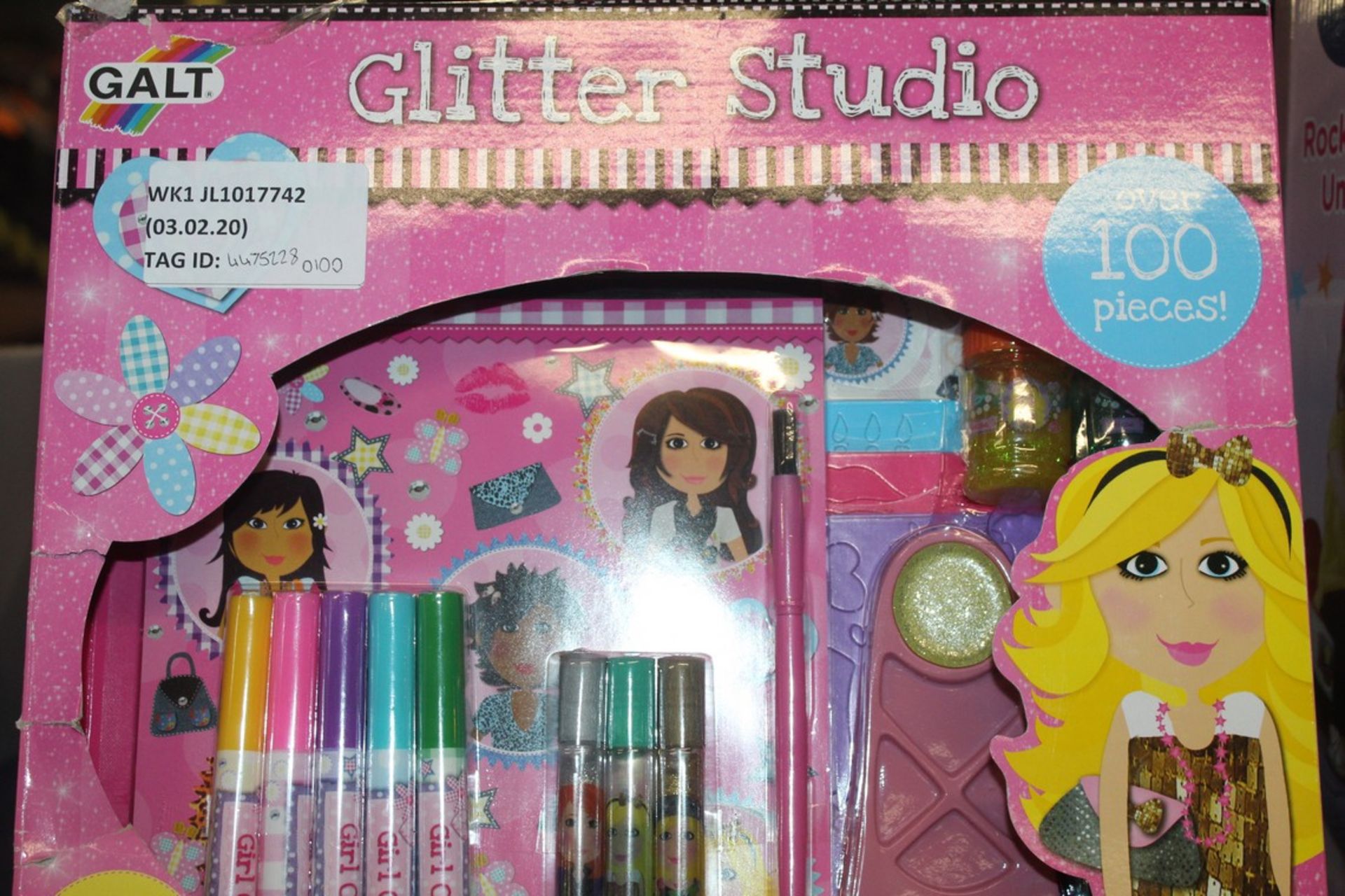 Boxed Galt Glitter Studio Sparkling Creativity Girls Play Sets, RRP £15 Each (4475228)(4475228)(