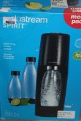 Boxed Soda Stream Spirit Sparkling Water Maker RRP £60 (4110729) (Public Viewing and Appraisals