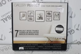 Boxed Set of 7 Gallery Perfect Hang Your Own Picture Frames RRP £60 (4399765) (Public Viewing and