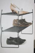 Boxed Assorted Items to Include The Umbra Hang It Picture Frames and Umbra Imelda Shoe Racks RRP £30
