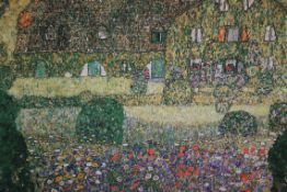 Gustav Klimt Blossom Cottage Canvas Wall Art Picture RRP £90 (14789) (Public Viewing and