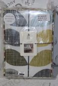 Orla Kiely Double Duvet Cover RRP £55 (4451913) (Public Viewing and Appraisals Available)