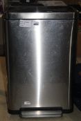 Eko Stainless Steel Pedal Bin (In Need of Attention) RRP £150 (4029146) (Public Viewing and