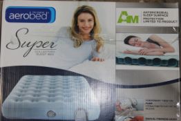 Boxed Aerobed Super Guest Collection Air Mattress RRP £90 (4411147) (Public Viewing and Appraisals