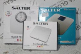 Boxed Pairs of Assorted Salter Max, Salter Classical Mechanical and Salter Ghost Electronic Weighing