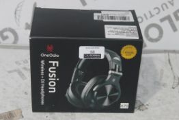 Boxed Pairs of One Odio Fusion and Wireless DJ Headphones RRP £30 Each (Public Viewing and