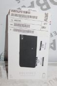 Boxed Decoded iPhone XR Black Leather, Snap on Phone Case, RRP£55.00