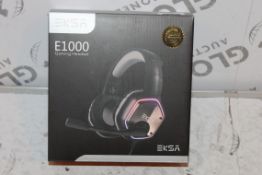 Boxed EKSA, E1000 Gaming Headset, 7.1 Channel Surround SOUND For PS4 & PC-MAC. RRP£55.00