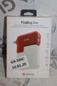 Boxed Plug Bug Duo, iPad and iPhone Charger With Multiple Heads, RRP£65.00