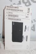 Boxed Decoded iPhone XR Black Leather, Snap on Phone Case, RRP£55.00