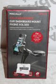 Lot to Contain 4, Boxed Brand-New, Macally Mount, Car Dashboard Phone Holders, Combined RRP£80.00