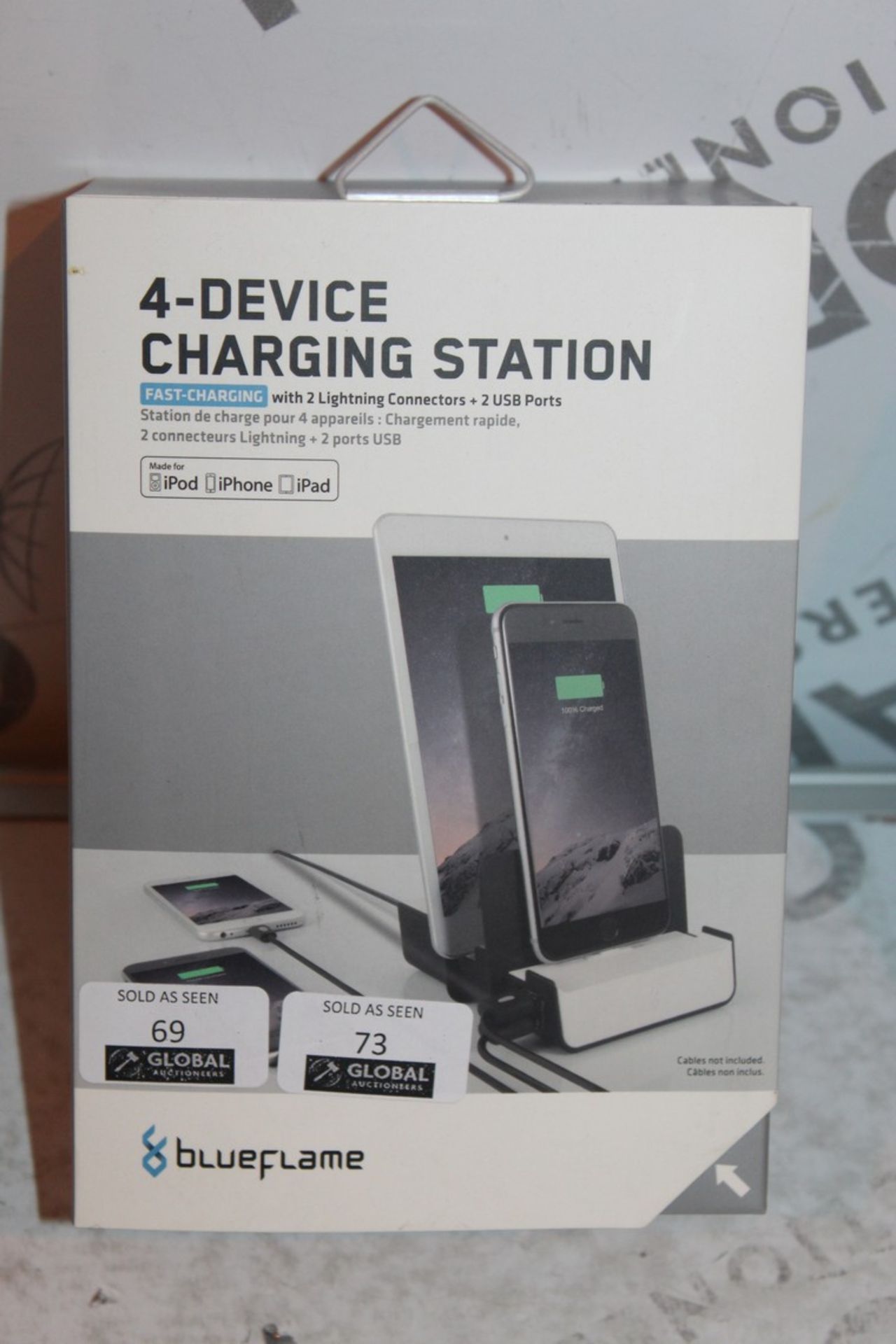 Boxed Brand-New, Blue Flame, Fast Charging 4 Device, Charging Station, RRP£55.00