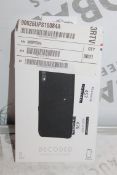 Boxed Decoded iPhone XR Black Leather, Snap on Phone Case, RRP£55.00