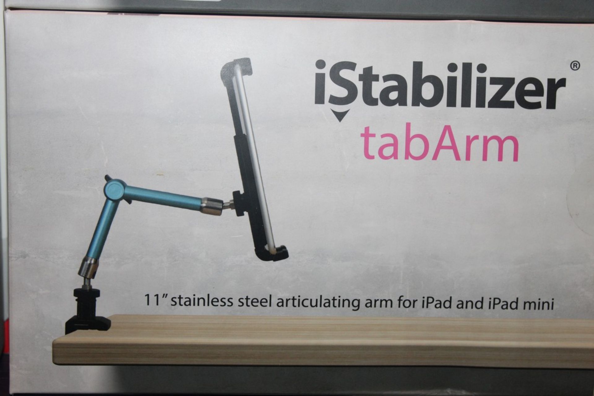 Lot to Contain 3 I Stabilizer Tab arm 11IN Stainless Steel, Articulating Arm For iPad and iPad Mini,