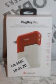 Boxed Plug Bug Duo, iPad and iPhone Charger With Multiple Heads, RRP£65.00
