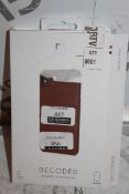 Boxed Decoded iPhone XR Tan Leather, Snap on Phone Case, RRP£55.00