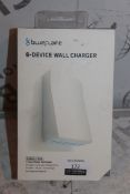 Boxed, Blue Flame, 6 Device Wall Charger, RRP£45.00