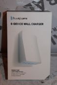 Boxed, Brand-New, Blue Flame, 6 Device Wall Charger, RRP£35.00