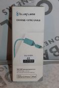 Lot tot Contain, 5 Boxed Blue Flame, Charge and Sync Cables, Combined RRP£50.00