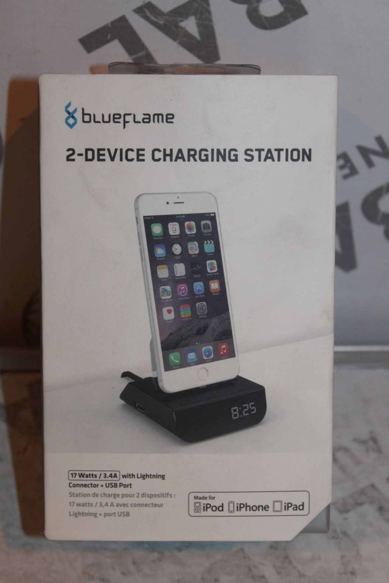 Boxed Brand-new Blue Flame, 2 Device. Charging Station, RRP£45.00