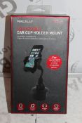 Lot to Contain 3 Macally Adjustable, Car Dashboard Mount Holder, Phone Holders AND Cup Holders,