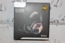 Boxed EKSA, E1000 Gaming Headset, 7.1 Channel Surround SOUND For PS4 & PC-MAC. RRP£55.00