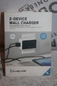 Lot to Contain 2 Blue Flame, 2 Device, Wall Charger, Combined RRP£60.00