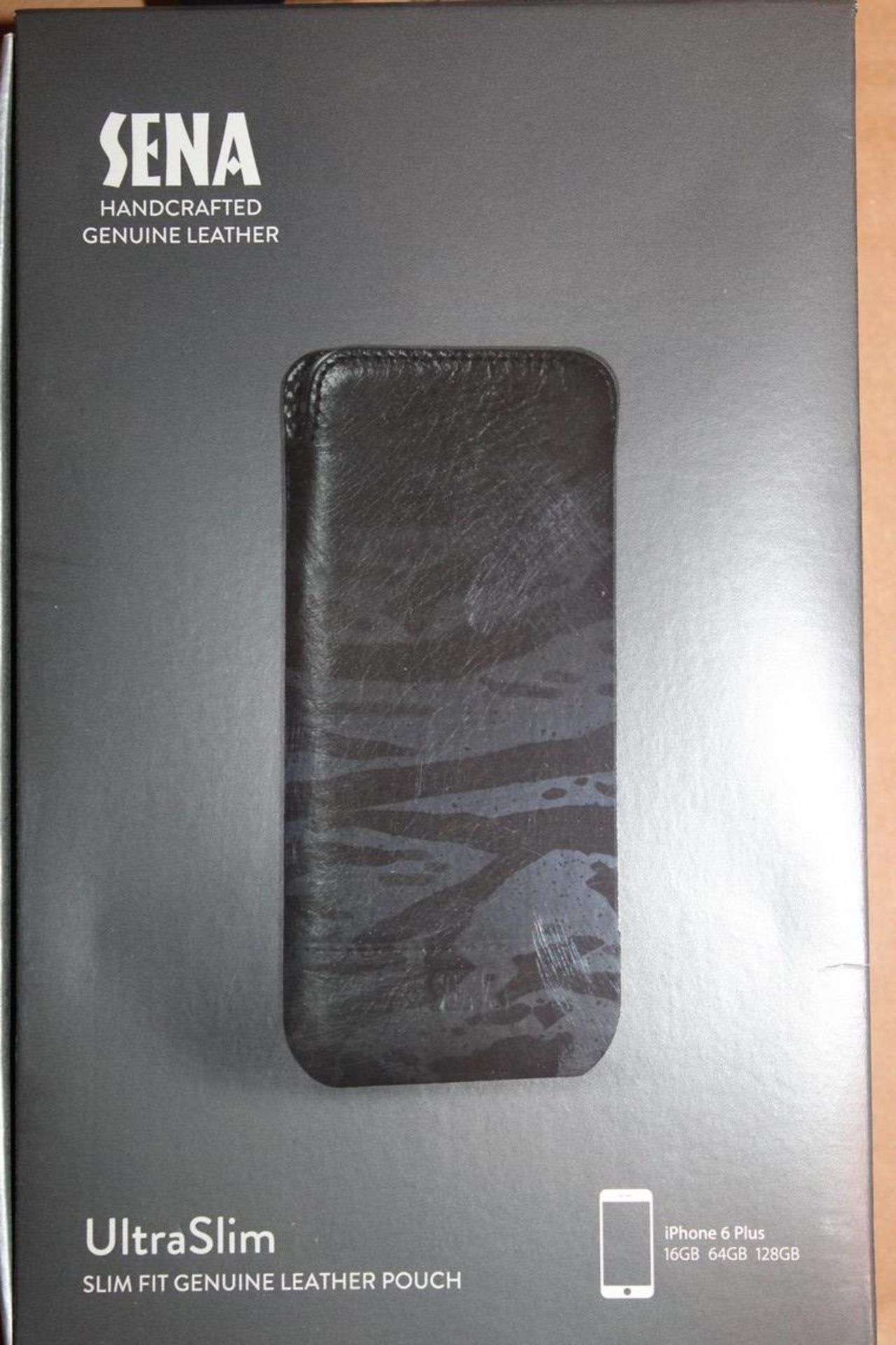 Lot to Contain 2 Brand-New Sena, Ultra Slim Leather Pouch for iPhone 6+, Combined RRP£60.00