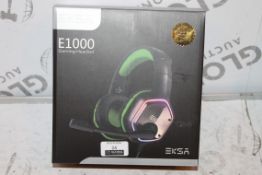 Boxed Pair of EKSA E1000, Gaming Headphones with Microphone, RRP£45.00