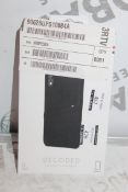 Boxed Decoded iPhone XR Black Leather, Snap on Phone Case, RRP£55.00