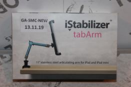 Boxed, I Stabiliser Tab Arm, 11IN, Stainless Steel Articulating Arm For iPad and iPad Mini, RRP£55.