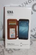Lot to Contain 2 Boxed Sena, Wallet Book, Iphone6+ and 6s+ Phone Cases, combined RRP£90.00