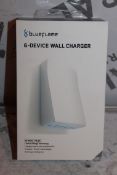 Boxed, Brand-New, Blue Flame, 6 Device Wall Charger, RRP£35.00