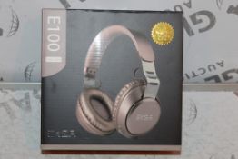 Boxed, EKSA, E100, Rose Gold Headset, RRP£40.00