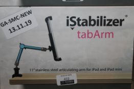 Lot to Contain 3 I Stabilizer Tab arm 11IN Stainless Steel, Articulating Arm For iPad and iPad Mini,