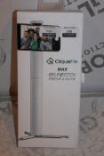 Boxed Cliquefie Max, White Selfie Stick, RRP£60.00