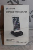 Boxed Brand-new Blue Flame, 2 Device. Charging Station, RRP£45.00