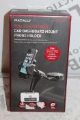 Lot to Contain 4, Boxed Brand-New, Macally Mount, Car Dashboard Phone Holders, Combined RRP£80.00