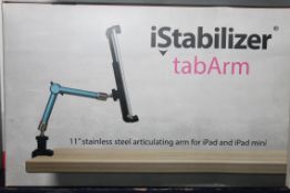 Lot to Contain 3 I Stabilizer Tab arm 11IN Stainless Steel, Articulating Arm For iPad and iPad Mini,