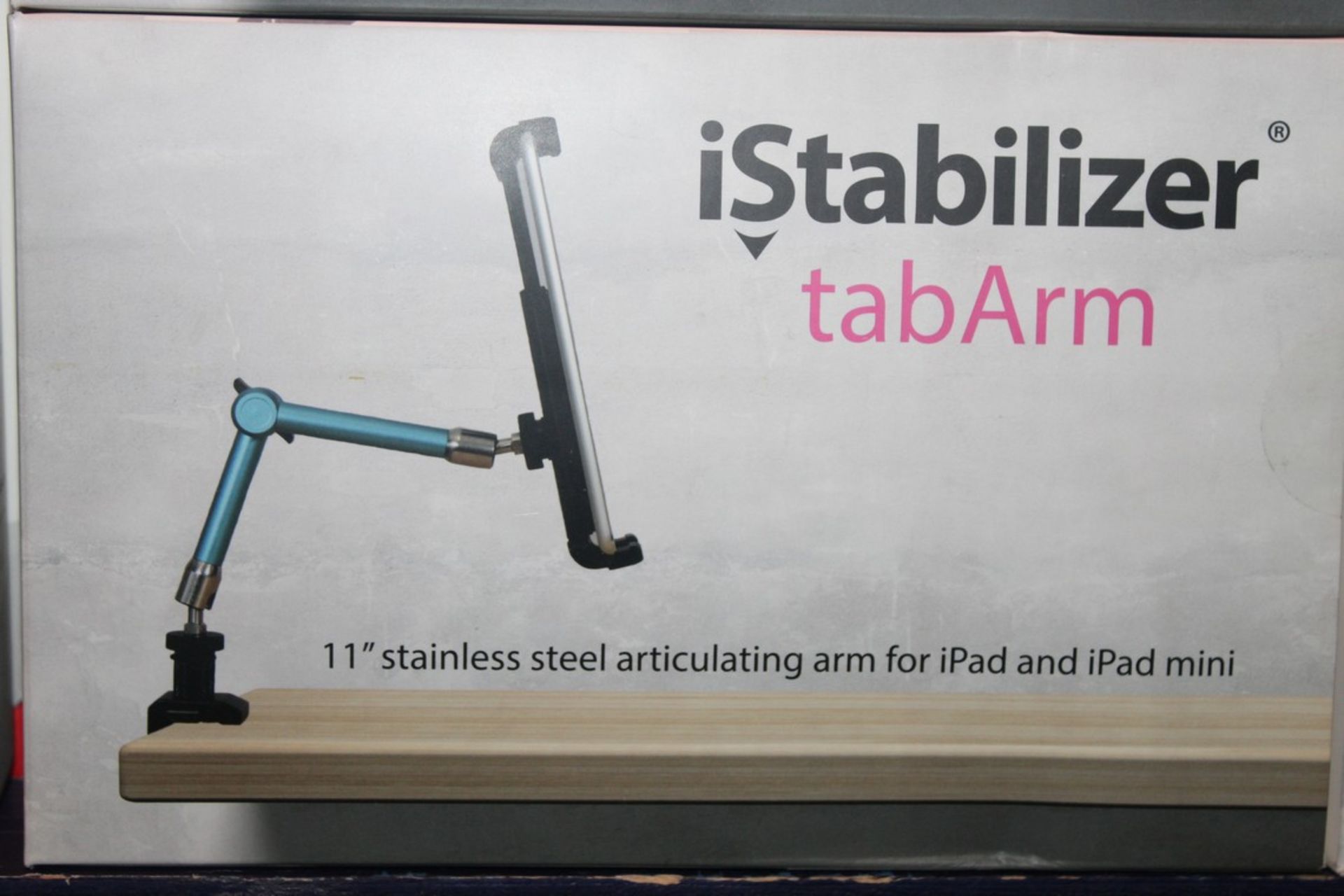 Lot to Contain 3 I Stabilizer Tab arm 11IN Stainless Steel, Articulating Arm For iPad and iPad Mini,