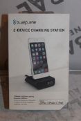 Boxed Brand-new Blue Flame, 2 Device. Charging Station, RRP£45.00