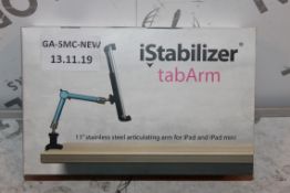 Boxed, I Stabiliser Tab Arm, 11IN, Stainless Steel Articulating Arm For iPad and iPad Mini, RRP£55.